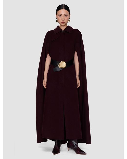 Joseph Purple Chapel Wool Blend Coat