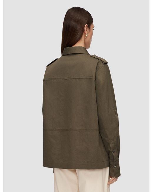 Joseph Natural Mars Cotton Linen Shirt