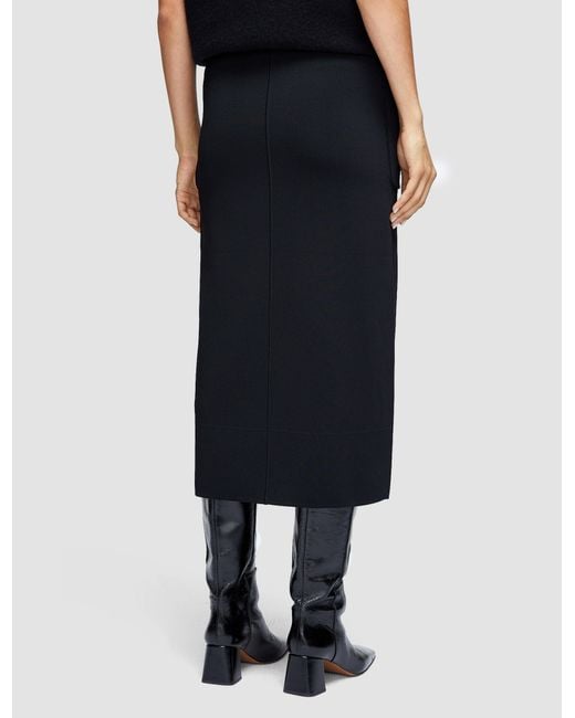Joseph Black Milano Knit Stretch Skirt