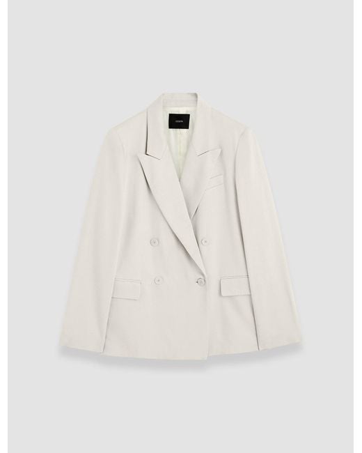 Joseph White Jaden Viscose Tailoring Jacket