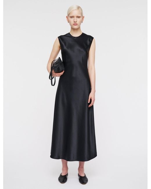 Robe Garnier En Satin De Soie Joseph en coloris White