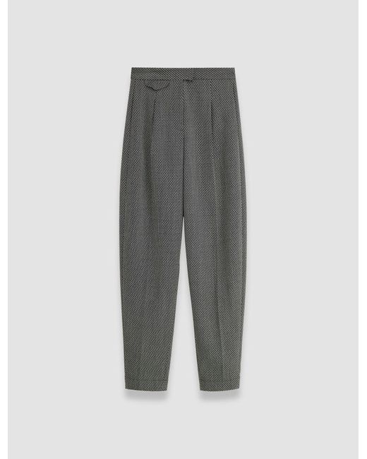 Joseph Gray Cravate Wool Flocon Trousers