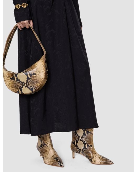 Joseph Natural Tiana Snake Leather Short Boots