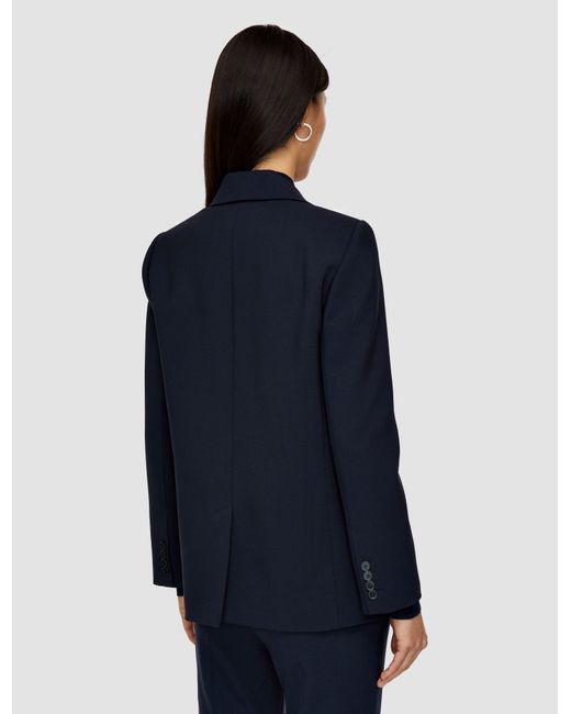 Joseph Blue Tailoring Wool Stretch Jaden Jacket