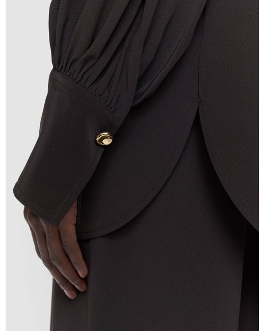 Joseph Black Camilia Satin Twill Blouse