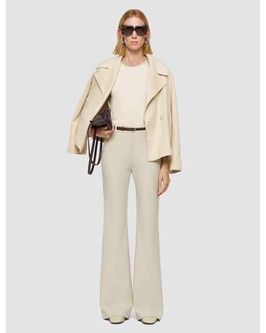 Joseph White Bi-Stretch Toile Tafira Trousers