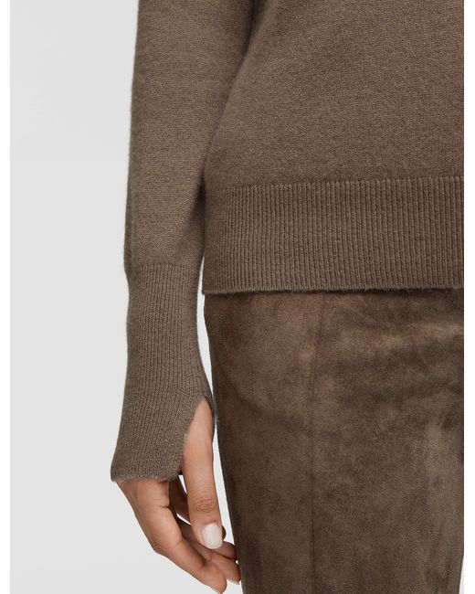 Joseph Natural Light Pure Cashmere V Neck Jumper
