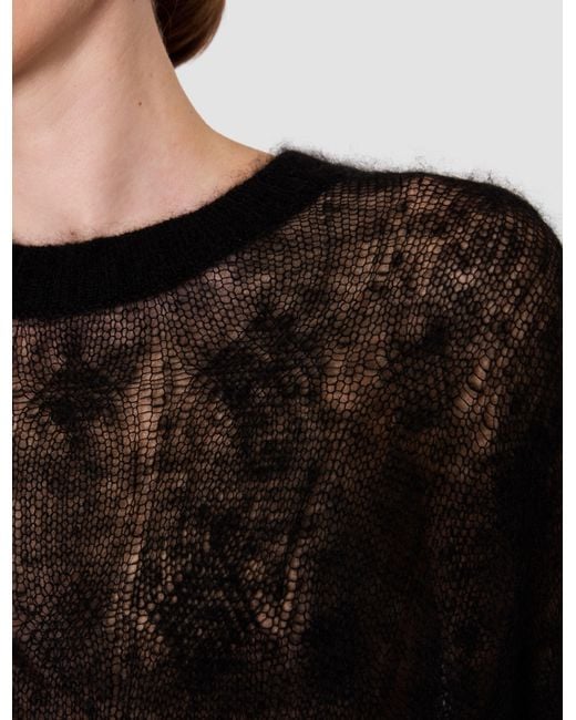 Joseph Black Delfina Mohair Silk Voile Jumper
