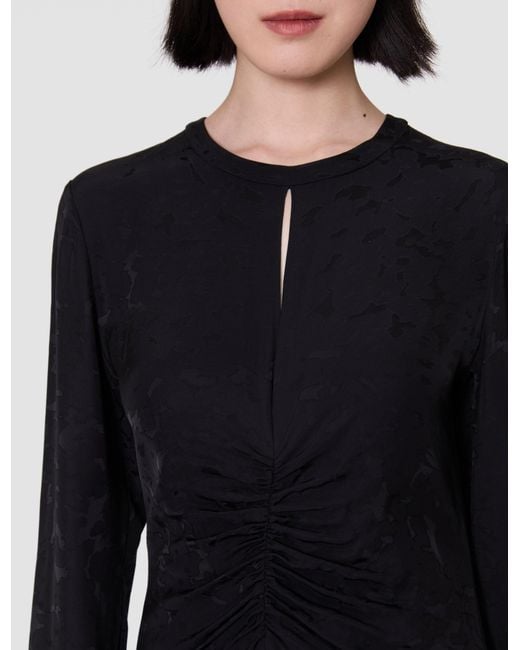 Joseph Black Aurora Leopard Jacquard Dress