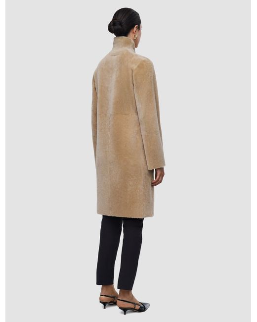 Joseph Natural Britanny Reversible Soft Shearling Jacket
