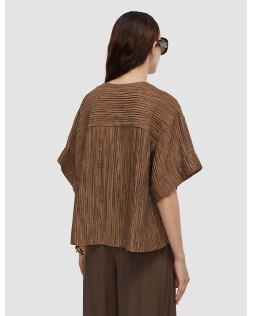 Joseph Brown Yani Fluid Crinkle Blouse