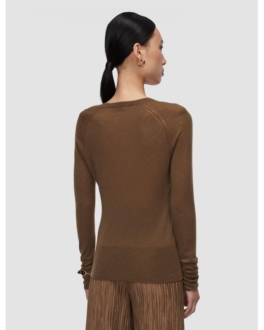 Joseph Natural Geras Cashair Jumper