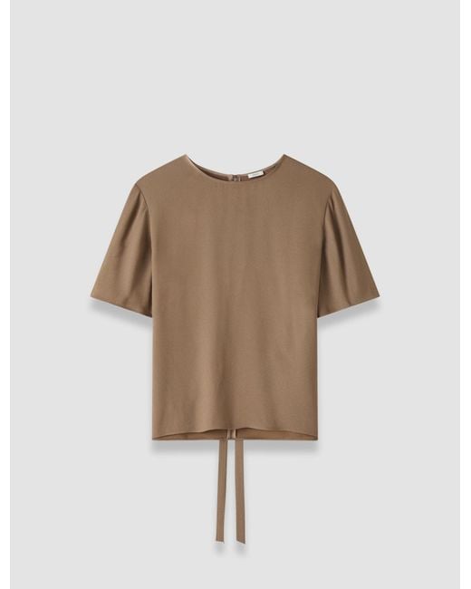 Joseph Natural Atheris Crepe Blouse