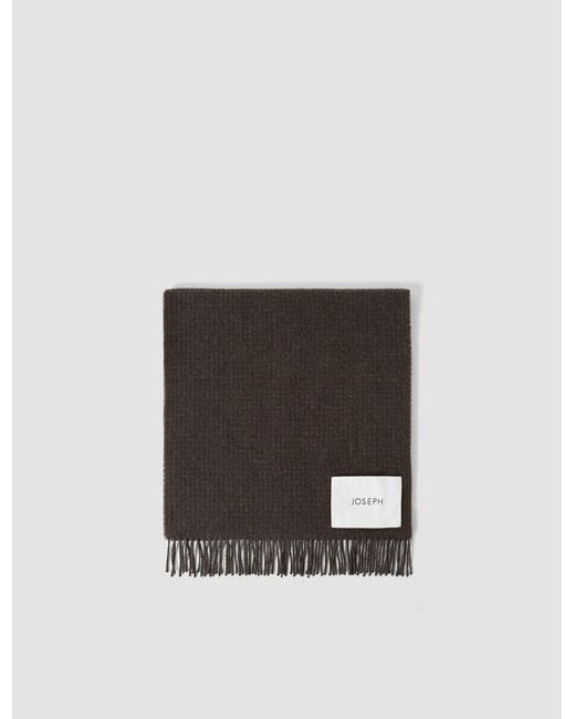 Joseph Brown Flora Waffle Wool Scarf