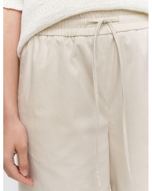 Joseph Natural Thurla Light Cotton Trousers