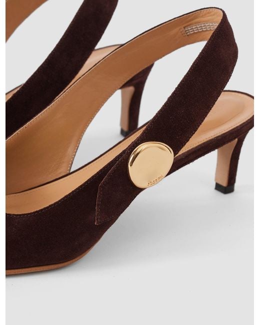 Joseph White Cleo Suede Slingback Shoes