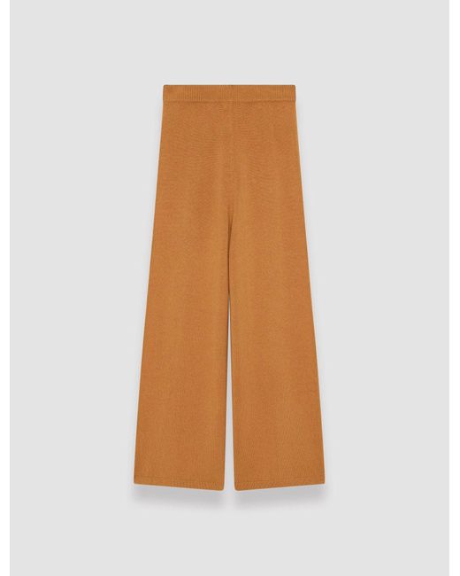 Jupe-Culotte En Cachemire Et Soie Joseph en coloris Brown