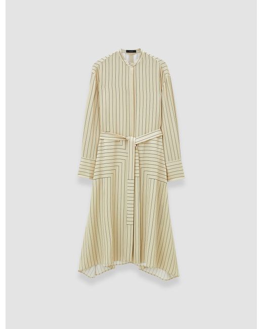 Robe Orlana En Soie À Imprimé Géométrique Joseph en coloris White