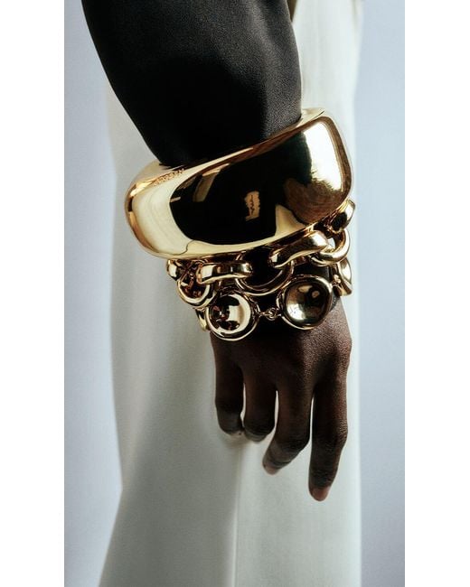 Joseph Metallic Bean Bracelet