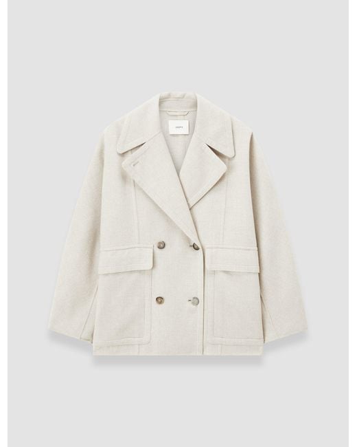 Joseph Natural Menas Light Double Face Wool Jacket