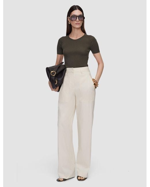 Joseph White Jaber Light Cotton Trousers