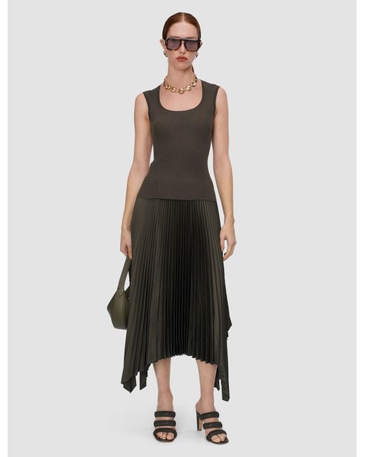 Joseph White Alaou Linen Blend Knit Vest Top