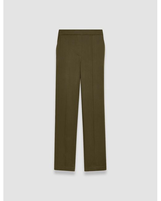 Joseph Green Silk Satin Tova Trousers