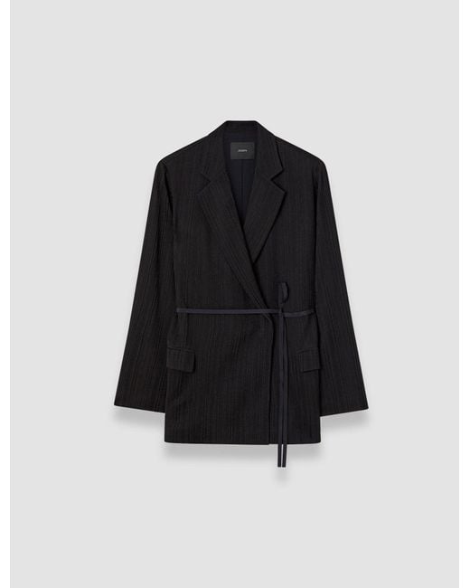Joseph Black Amelot Pleat Jacquard Jacket