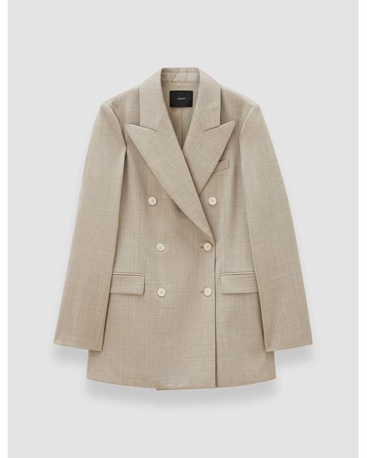 Veste Valery En Mélange De Laine Joseph en coloris Natural