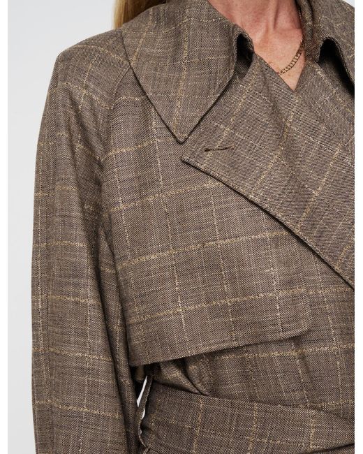 Manteau Alsace en laine et bambou Joseph en coloris Multicolor