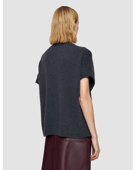 Joseph Blue Luxe Cashmere Top