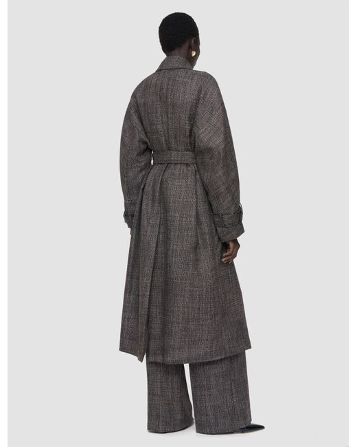 Joseph Brown Laurin Textured Tailoring Wool Coat