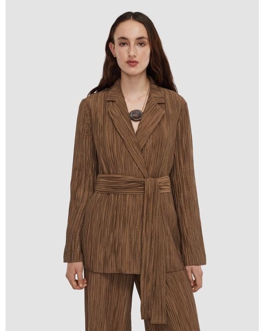 Joseph Brown Nymph Fluid Crinkle Jacket