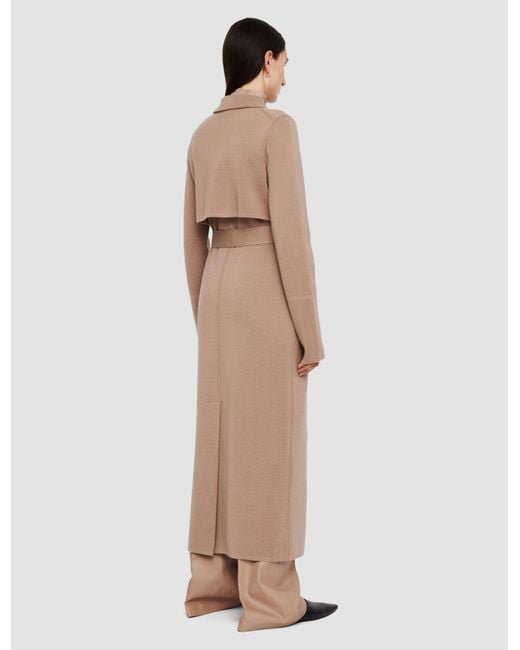 Joseph Natural Milano Knitted Wool Coat