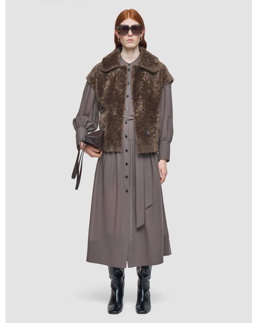 Joseph Brown Molin Reversible Shearling Gilet