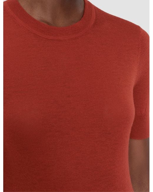 Joseph Red Cashair Top
