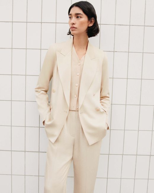 Joseph Natural Jaden Soft Viscose Tailoring Jacket