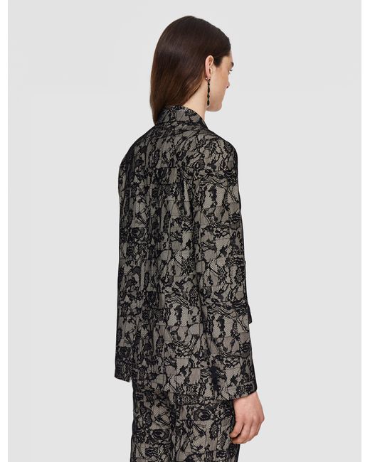 Joseph Black Jaden Patchwork Lace Jacket