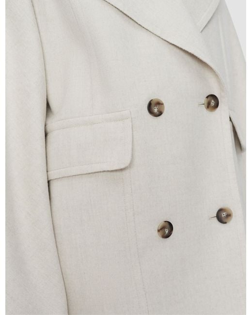 Joseph Natural Menas Light Double Face Wool Jacket