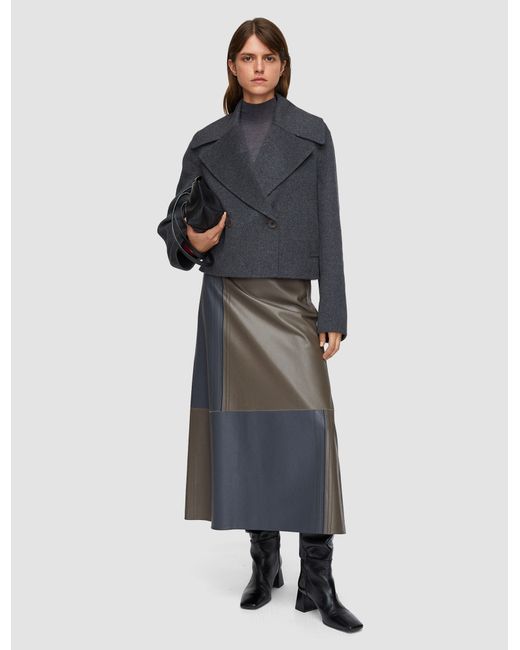 Joseph Blue Delano Double Face Cashmere Jacket