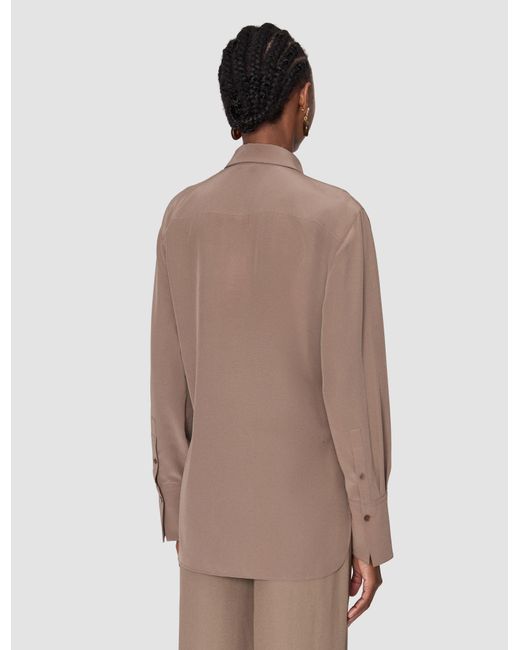 Joseph Natural Joe Crepe De Chine Silk Blouse