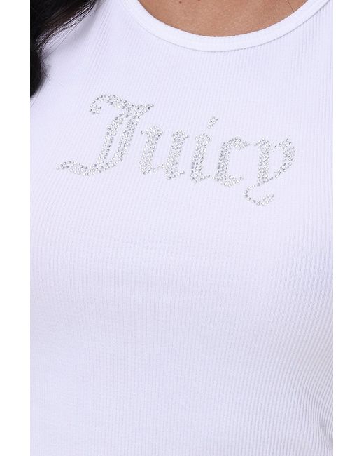 Juicy Couture Purple Small Bling High Neck Crop Tank