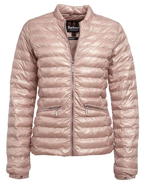 Barbour Pink Lapper Quilted Jacket