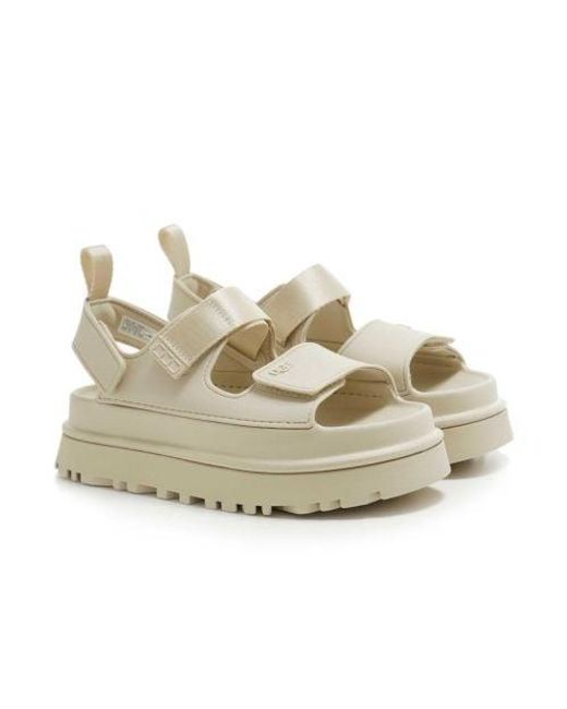 Ugg White Water-resistant Goldenglow Sandals