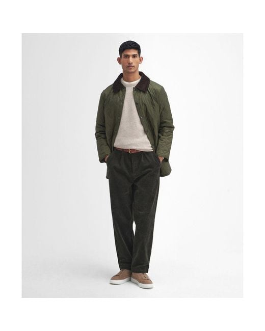 Barbour Green Heritage Liddesdale Quilted Jacket for men