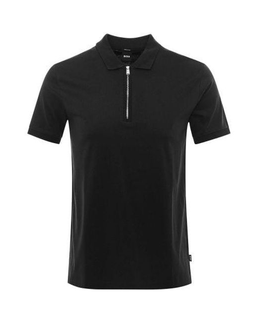 Boss Black Mercerised Polston 11 Polo Shirt for men