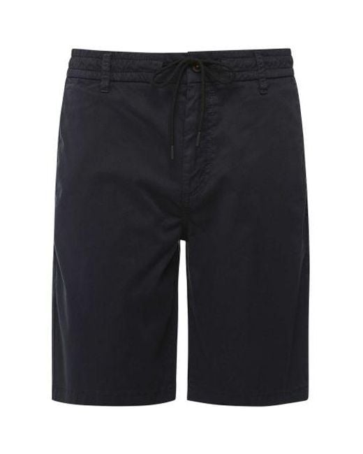 Boss Blue Tapered Fit Chino Shorts for men