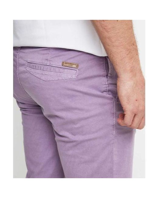 Baldessarini Purple Jari Chino Shorts for men