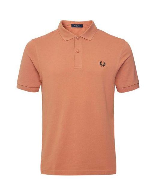 Fred Perry Orange M6000 Polo Shirt for men