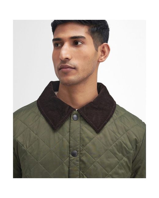 Barbour Green Heritage Liddesdale Quilted Jacket for men